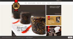 Desktop Screenshot of morcillaslaribera.com
